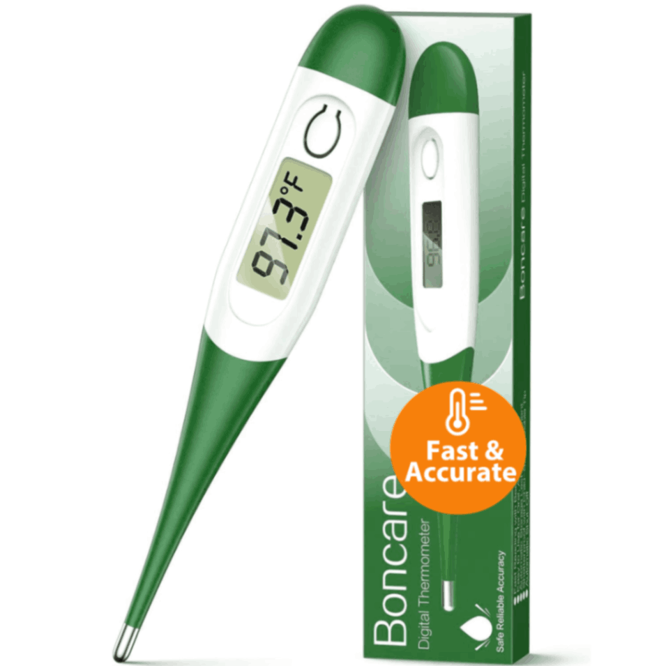 Boncare 10-second digital rectal thermometer for babies with flexible tip