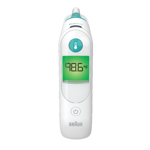 Braun ThermoScan 6 ear thermometer IRT6515 with digital display and color-coded fever indicator